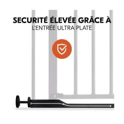 Hauck Barrières de sécurité Clear Step Autoclose 2 Black