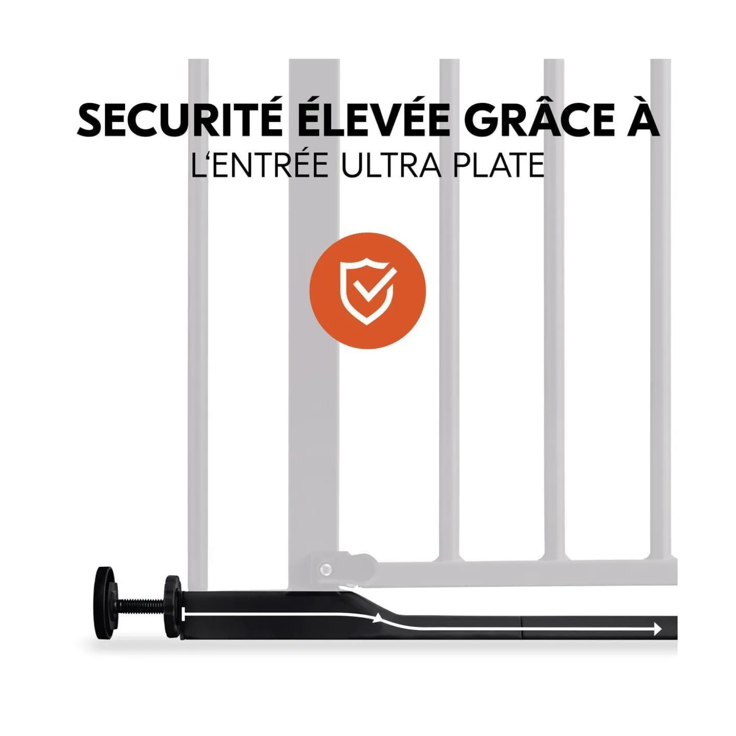 Hauck Barrières de sécurité Clear Step Autoclose 2 Black