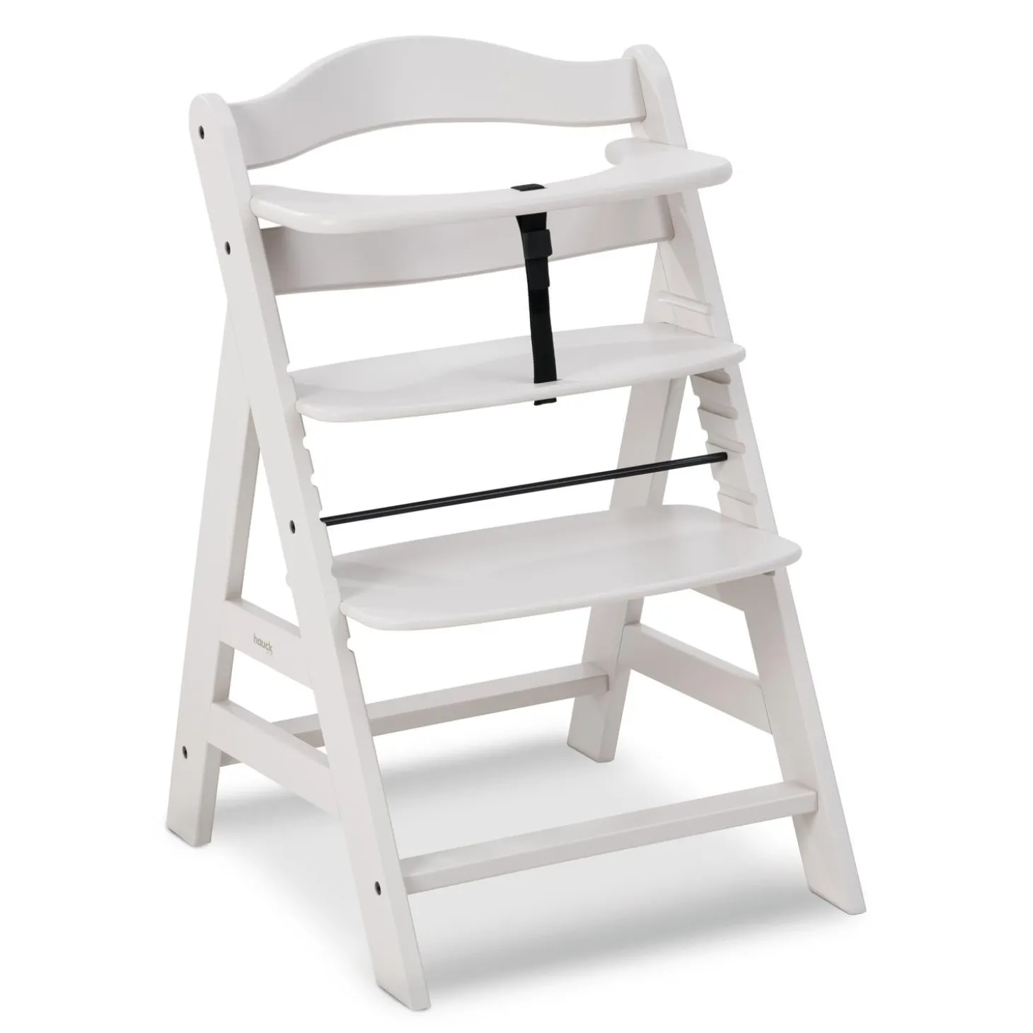 Hauck Chaise Haute En Bois Alpha+ Creme