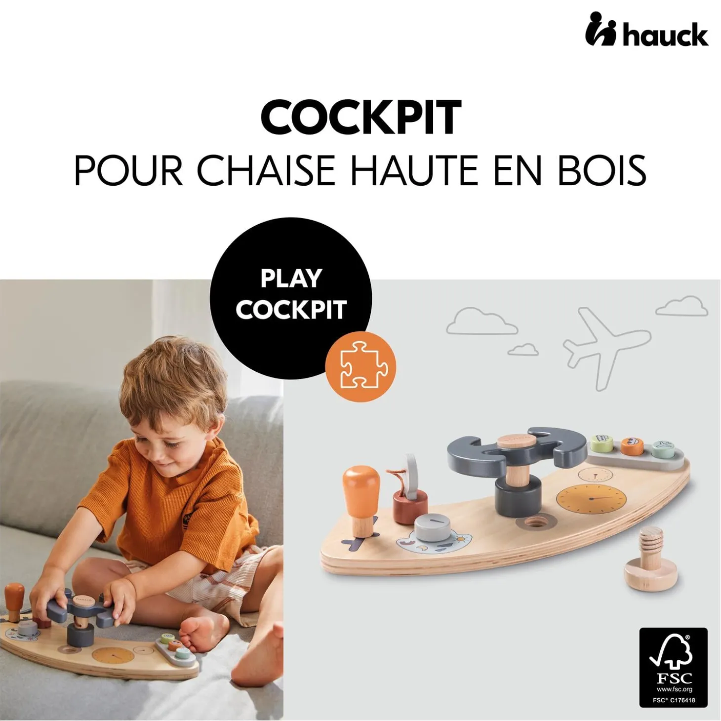 Hauck Cockpit de jeu pour chaise haute Multicolore