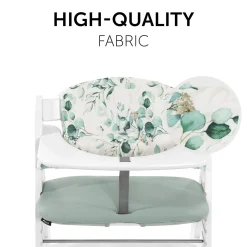 Hauck Coussin chaise haute Highchair Pad Select Jersey Leaves Mint