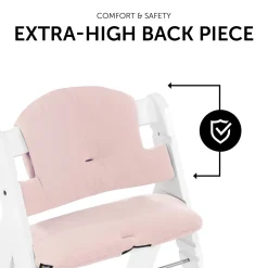 Hauck                    Coussin chaise haute Highchair Pad Select    Muslin Mineral Rose