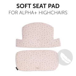 Hauck                    Coussin chaise haute Highchair Pad Select    Jersey Flowers Rose
