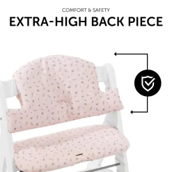 Hauck Coussin chaise haute Highchair Pad Select Jersey Flowers Rose