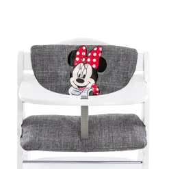Hauck                    Coussin chaise haute Highchair Pad Deluxe    Minnie Grey