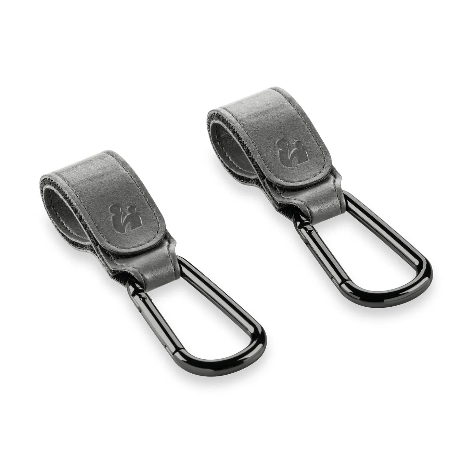 Hauck Crochets pour poussette Pushchair Hooks Grey