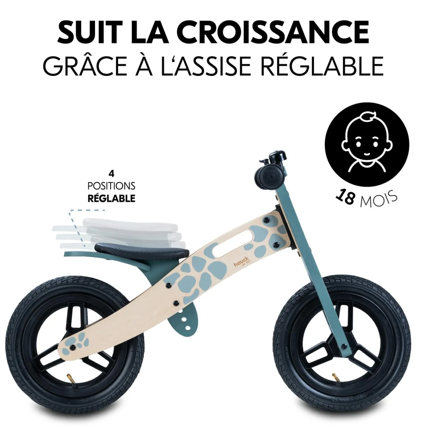 Hauck Draisienne Balance N Ride Turtle