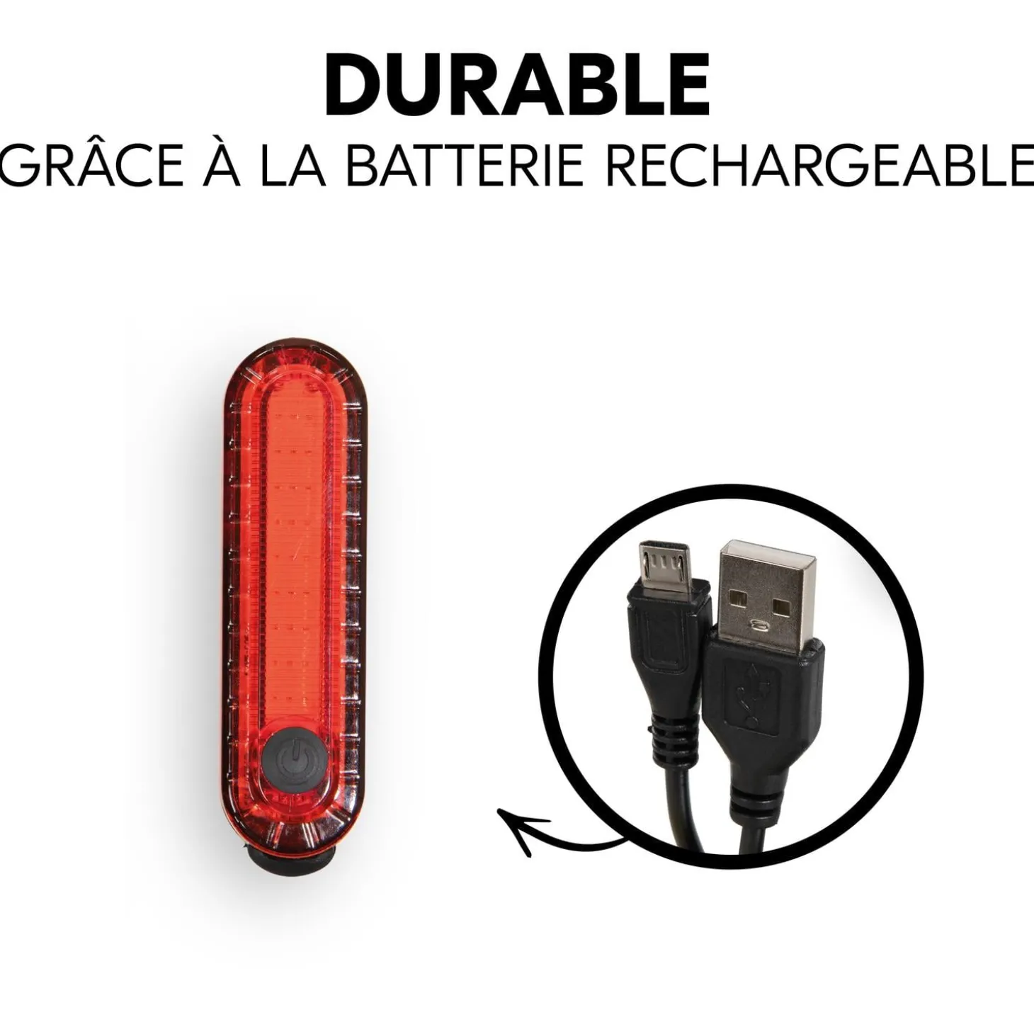 Hauck Feu Arrière Led pour poussette Black