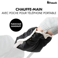 Hauck Gants de poussette Pushchair Handmuff Black