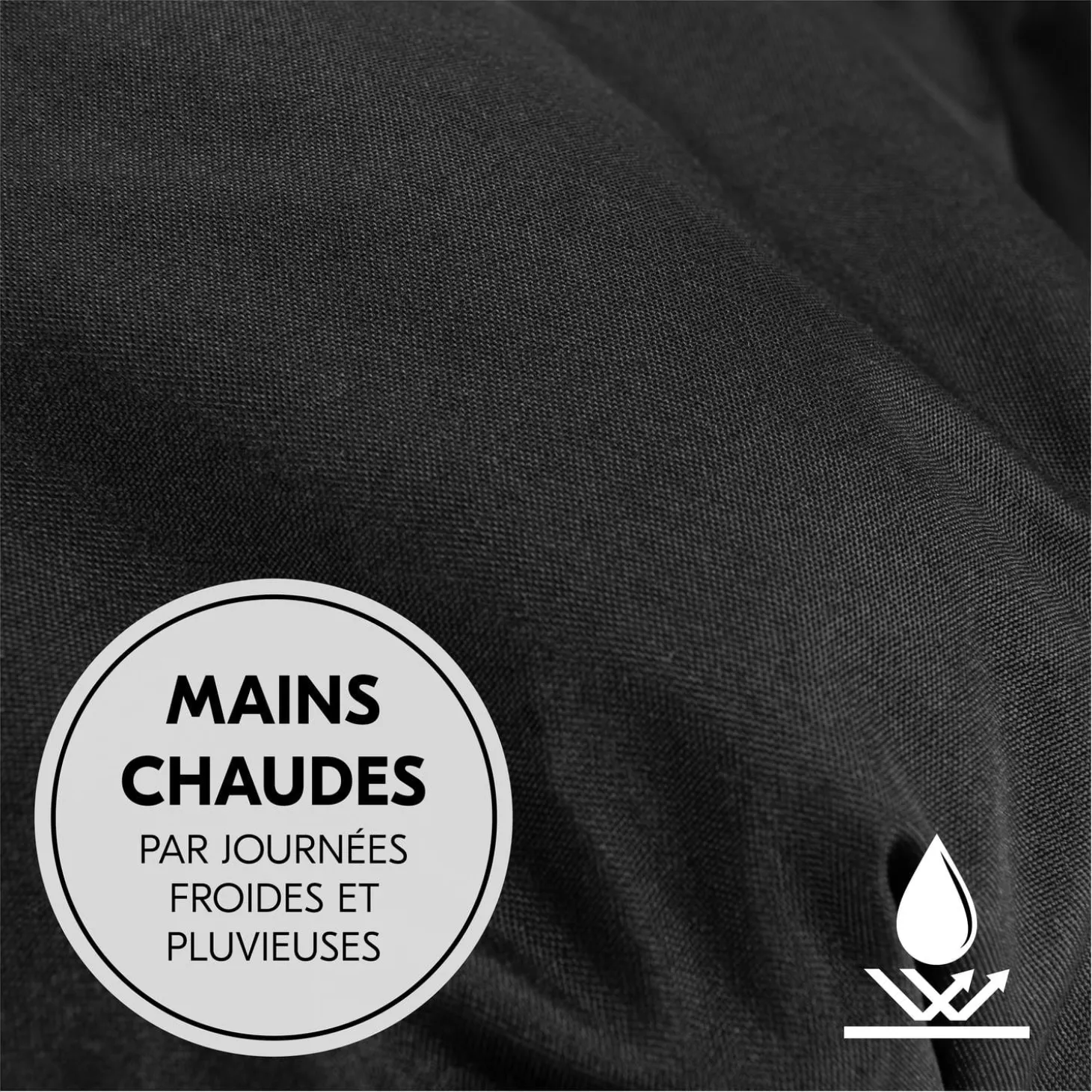 Hauck Gants de poussette Pushchair Handmuff Black