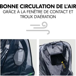 Hauck                    Habillage Pluie Cosy Car Seat    Transparent