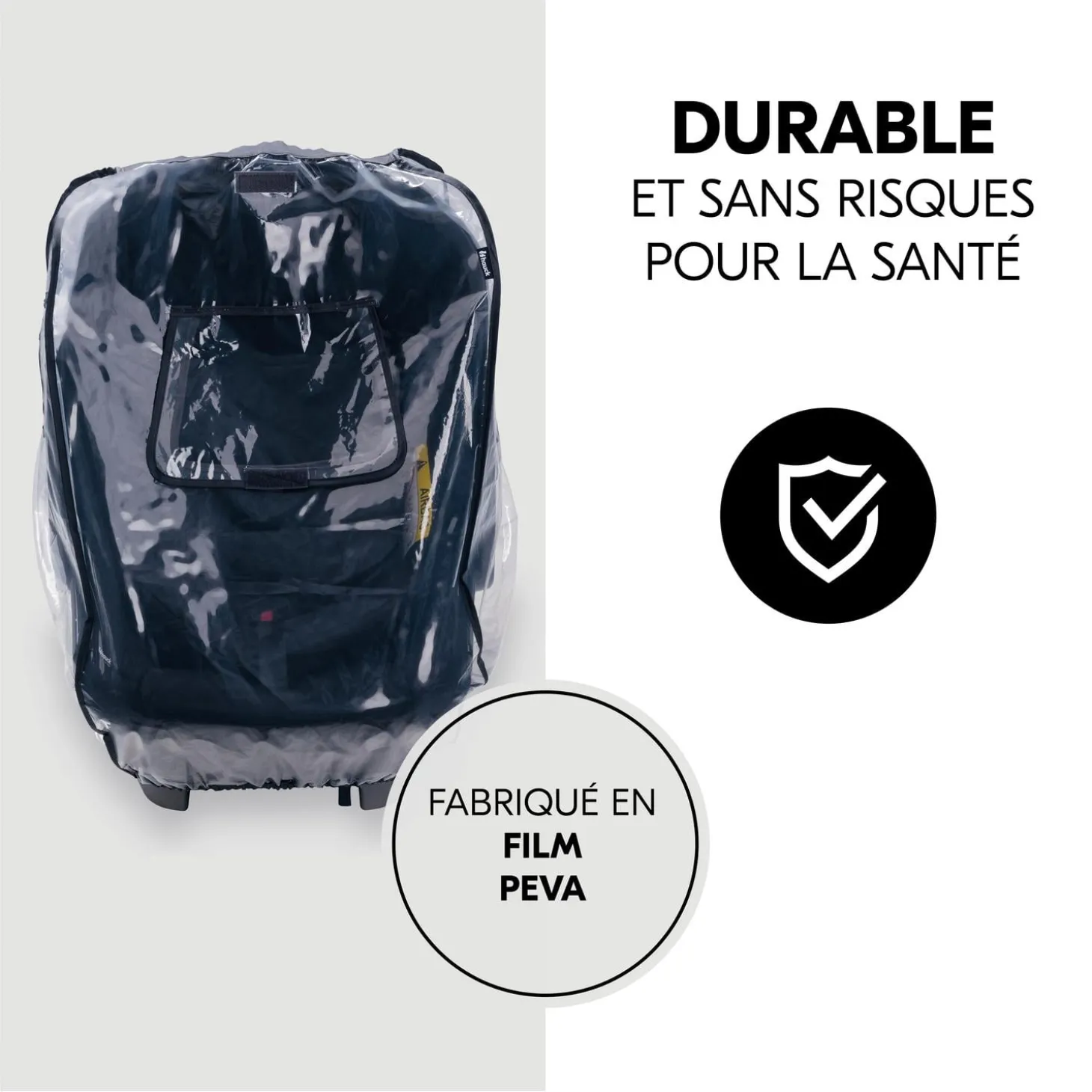 Hauck Habillage Pluie Cosy Car Seat Transparent