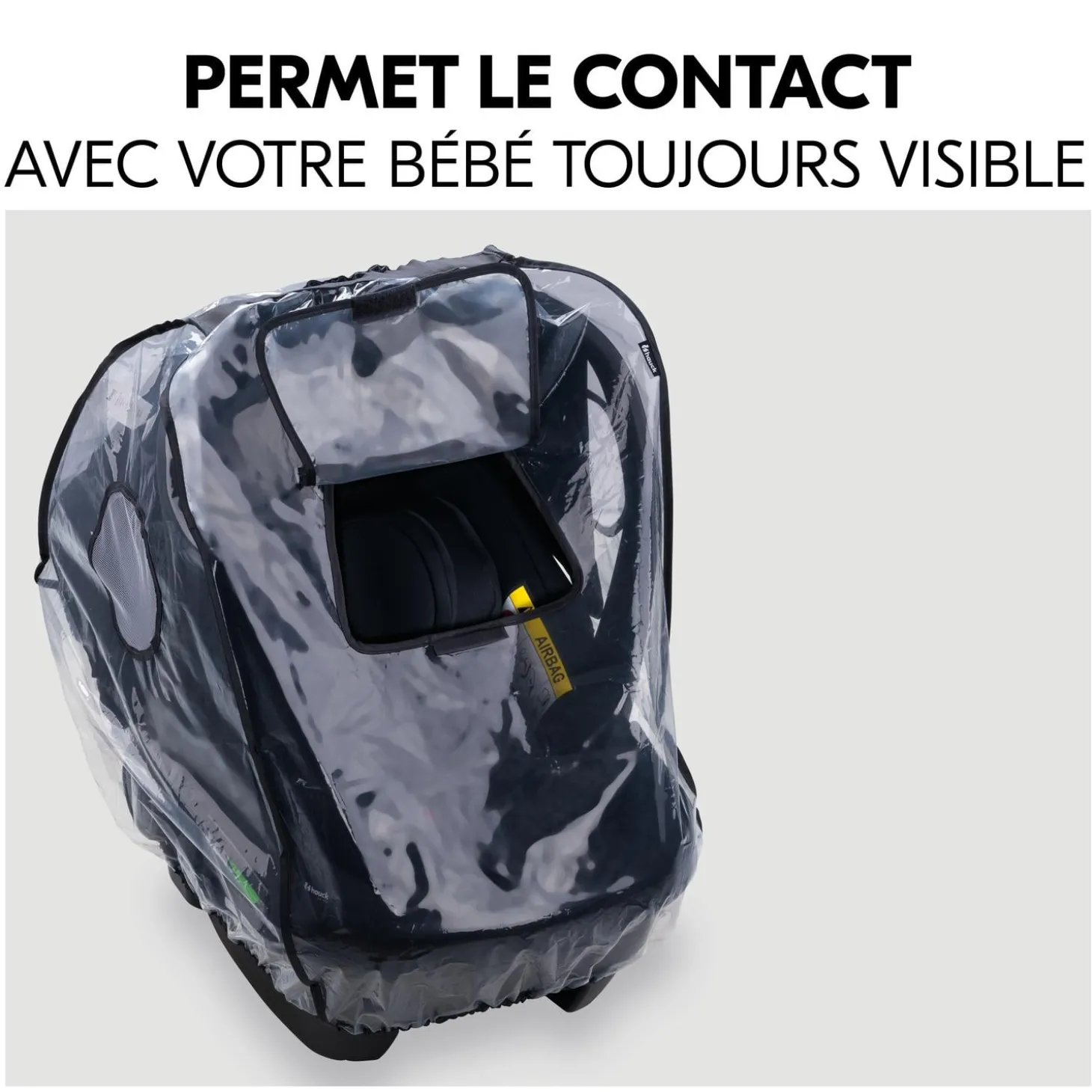 Hauck Habillage Pluie Cosy Car Seat Transparent