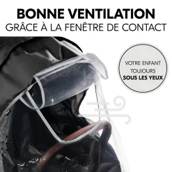 Hauck                    Habillage pluie poussette Pushchair Seat    Transparent