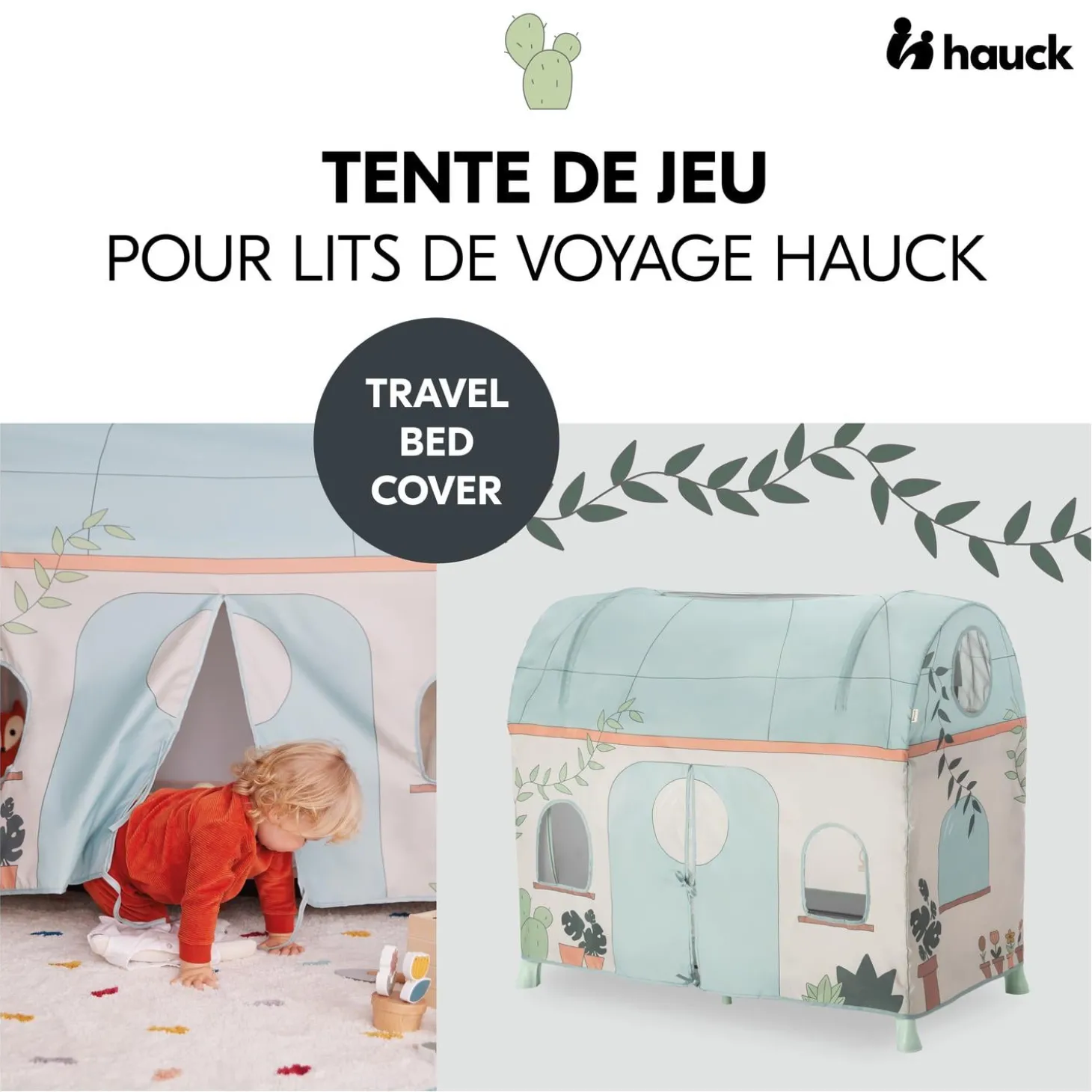Hauck Housse de lit de voyage Plants Eveil Et Jeux