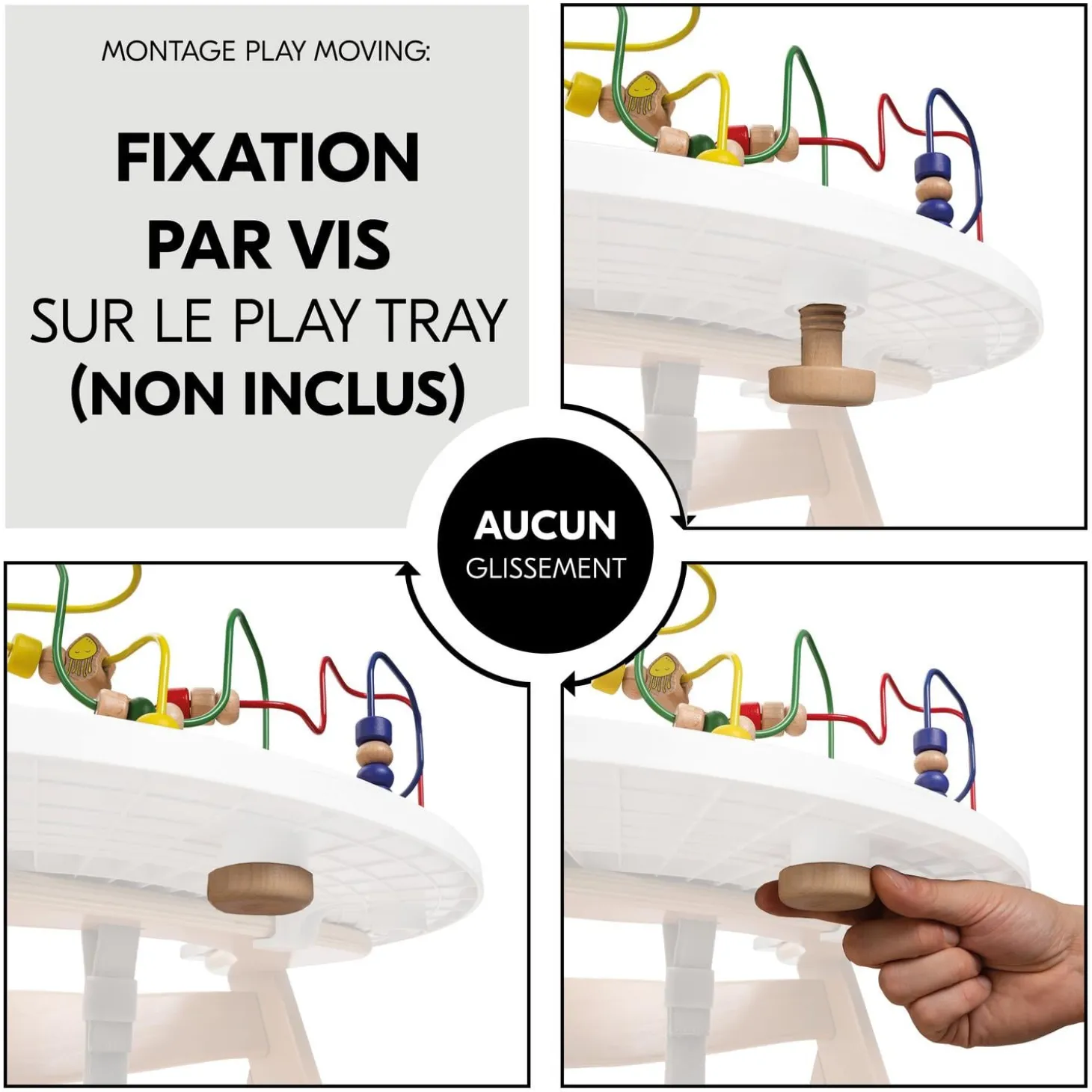 Hauck Labyrinthe Perle Play Moving Multicolore