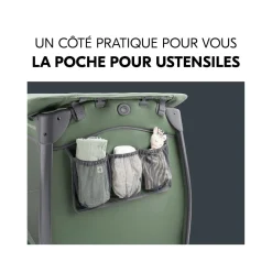 Hauck                    Lit parapluie Play N Relax Center    Dark Green