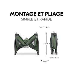 Hauck                    Lit parapluie Play N Relax Center    Dark Green