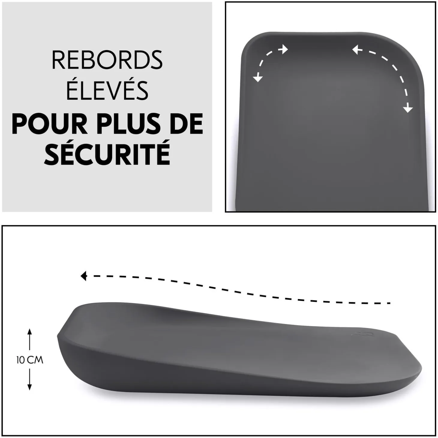 Hauck Matelas à langer Change N Clean Anthracite