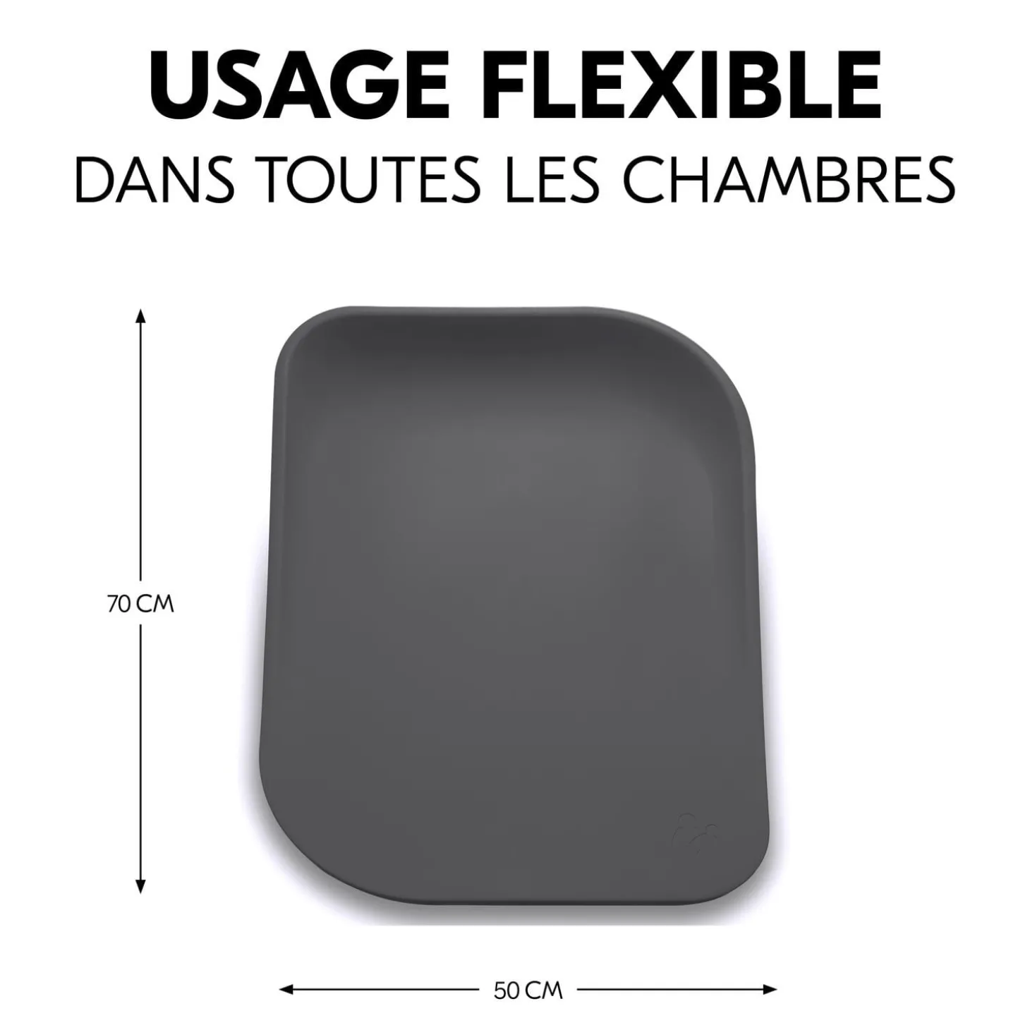 Hauck Matelas à langer Change N Clean Anthracite