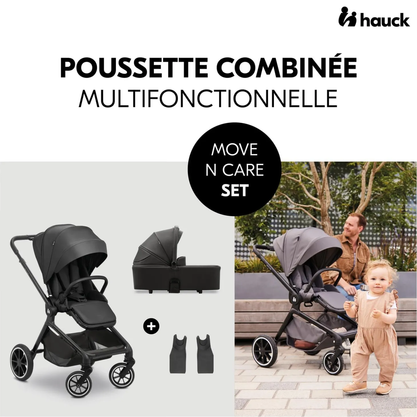 Hauck Pack Poussette Move N Care Black