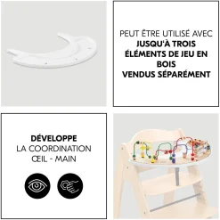 Hauck Plateau de jeu Arketa Play Tray White