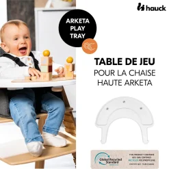 Hauck Plateau de jeu Arketa Play Tray White