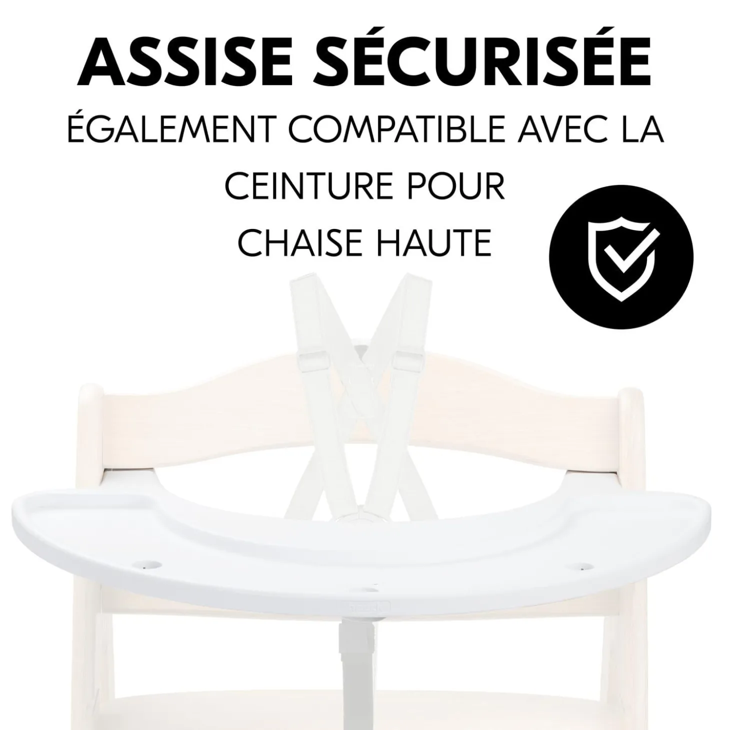Hauck Plateau de jeu Arketa Play Tray White