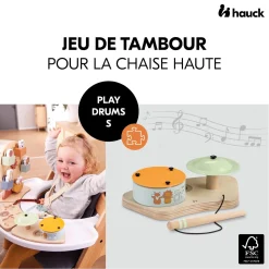 Hauck                    Plateau de jeux pour chaise haute Play Drums S    White