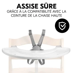 Hauck Plateau de jeux pour chaise haute Alpha+ et Beta+ White