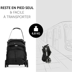 Hauck Poussette Travel N Care Black