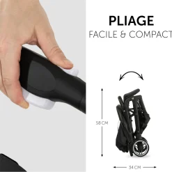 Hauck Poussette Travel N Care Black