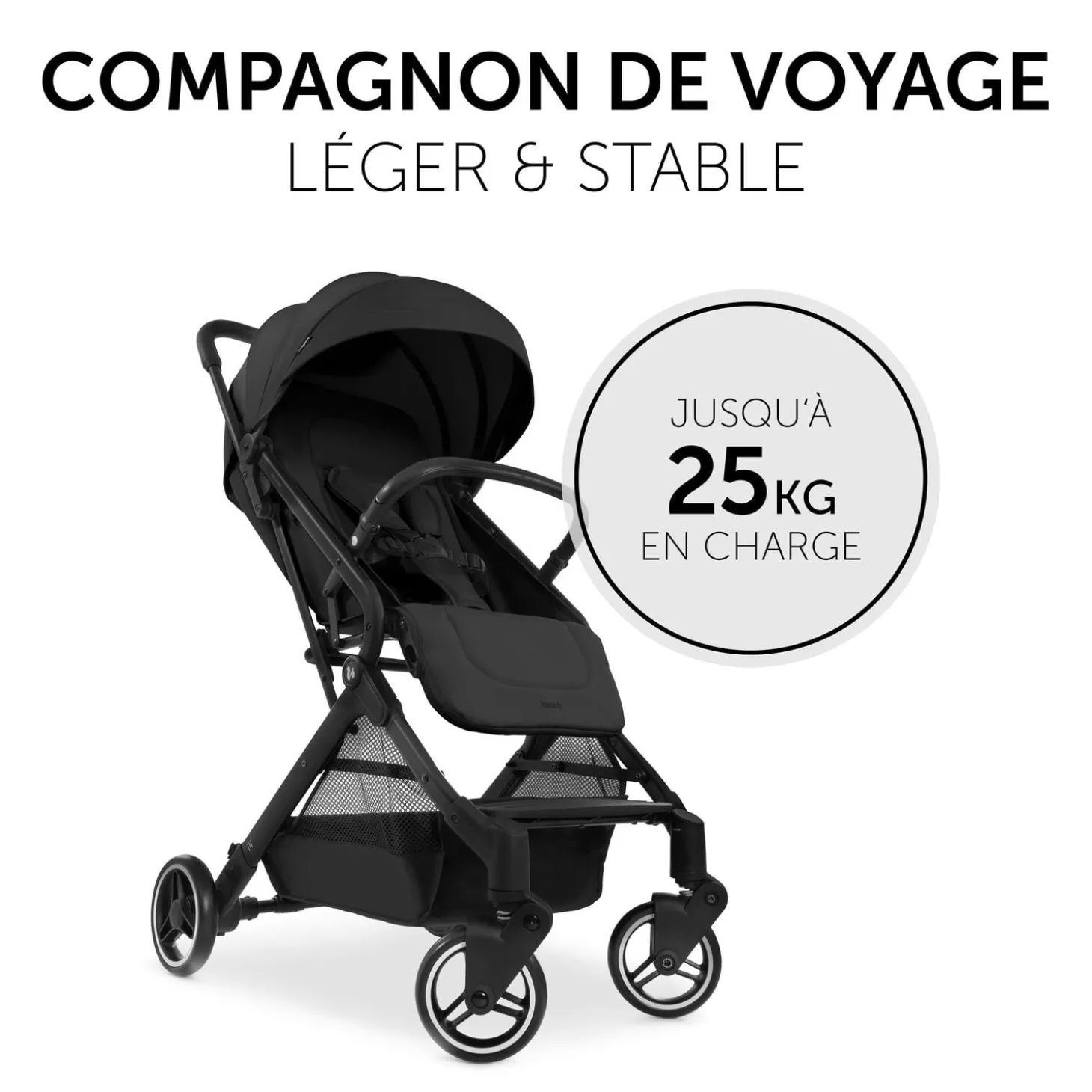 Hauck Poussette Travel N Care Black