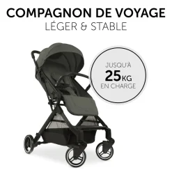 Hauck                    Poussette Travel N Care    Dark Olive