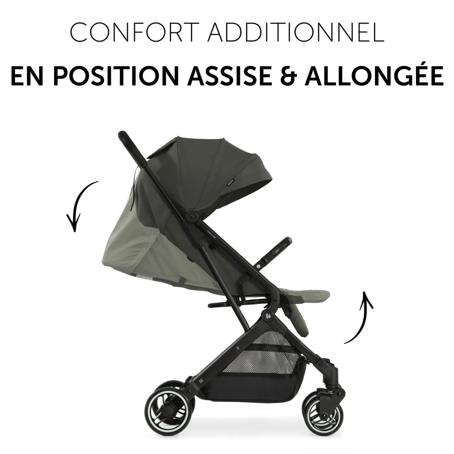 Hauck Poussette Travel N Care Dark Olive