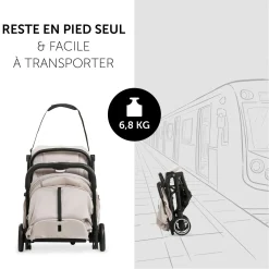 Hauck Poussette Travel N Care Beige