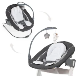 Hauck Transat Alpha Bouncer Deluxe Grey