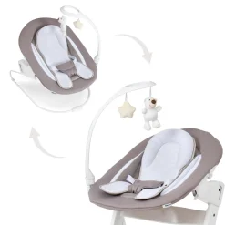 Hauck                    Transat Alpha Bouncer Deluxe    Sand