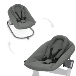 Hauck Transat Alpha Bouncer Premium Dark Grey