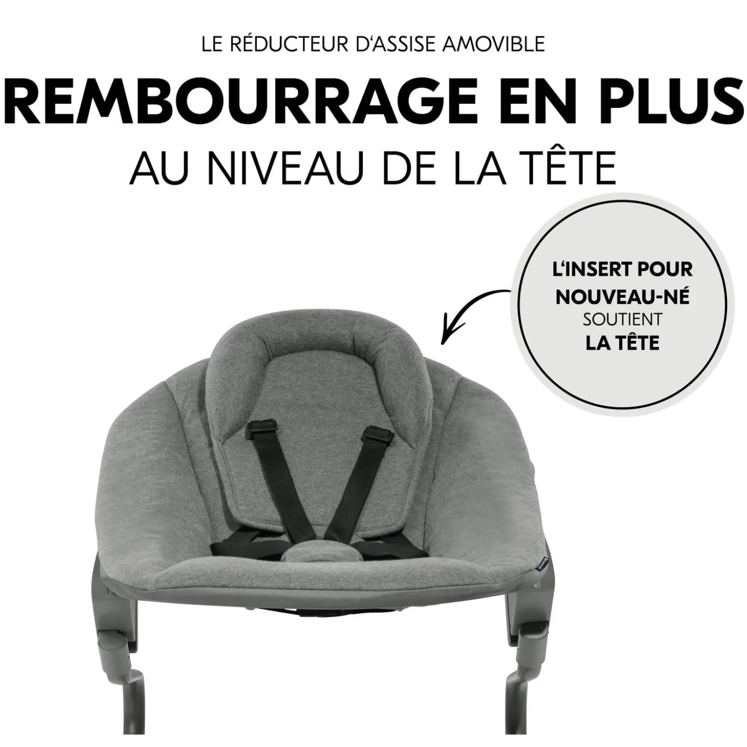 Hauck Transat Alpha Bouncer Premium Dark Grey