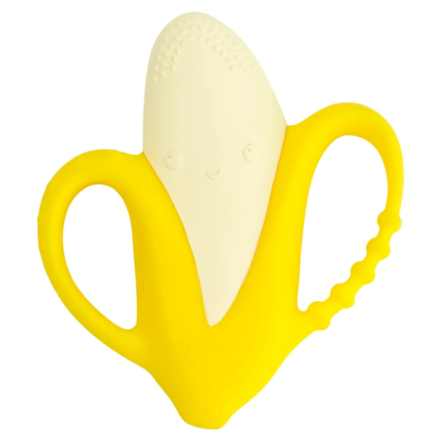 Infantino Anneau de dentition en silicone Banane Jaune