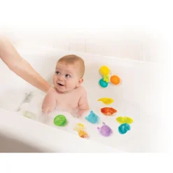 Infantino                    Coffret de Bain silicone    Multicolore