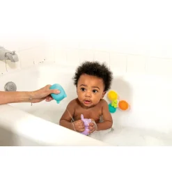 Infantino                    Coffret de Bain silicone    Multicolore
