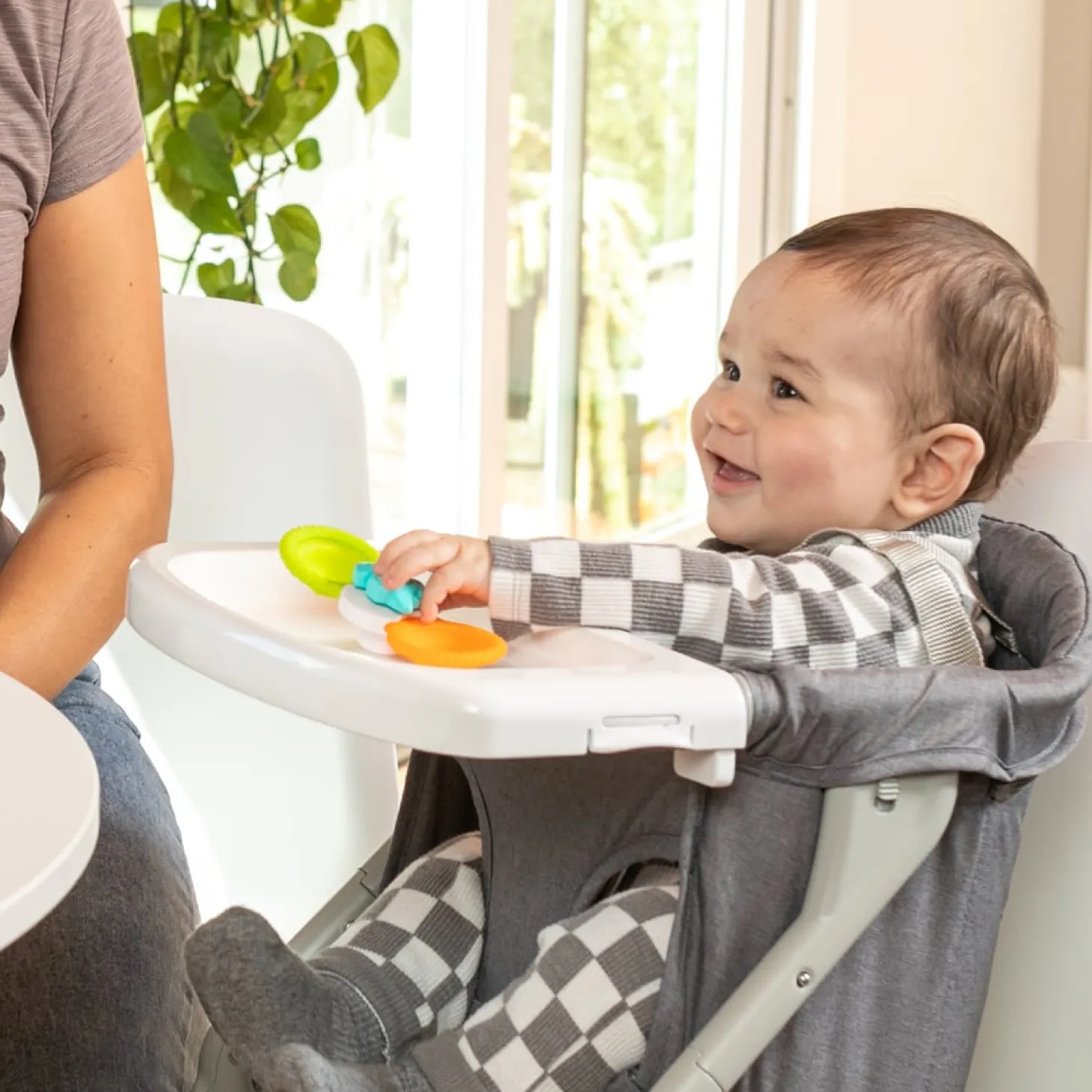 Infantino Coffret de 3 spinners en silicone Multicolore