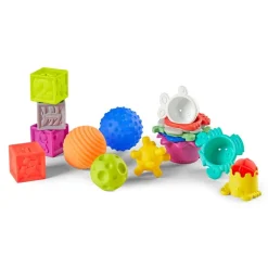 Infantino                    Coffret sensoriel 16 pièces