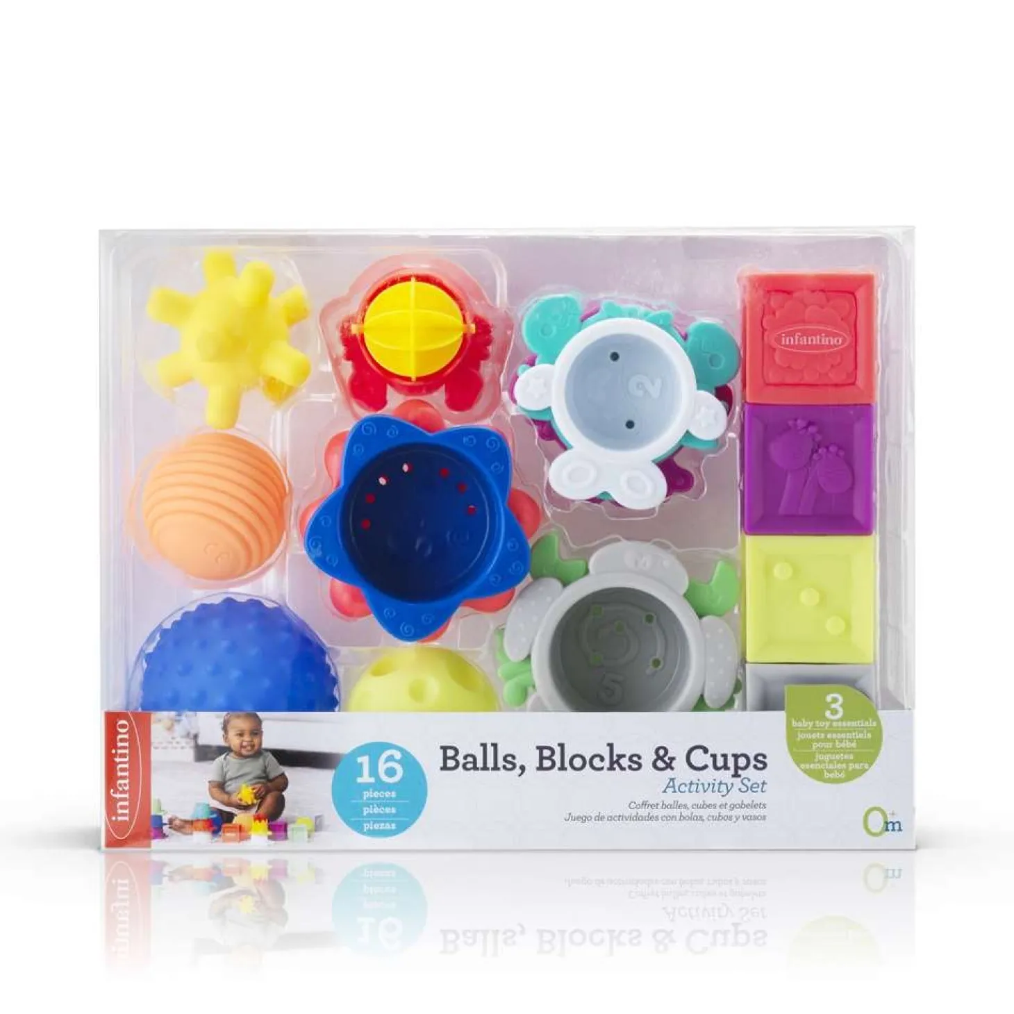 Infantino Coffret sensoriel 16 pièces