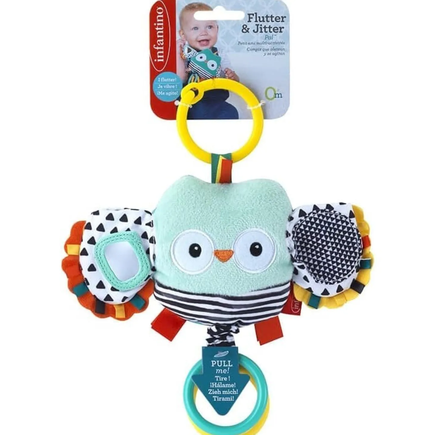 Infantino Hochet vibrant Hibou