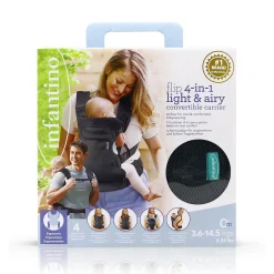 Infantino Porte bébé - Flip 4-en-1 Bleu Foncé