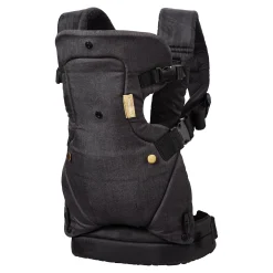 Infantino Porte bébé - Flip 4-en-1 Denim Noir et Or
