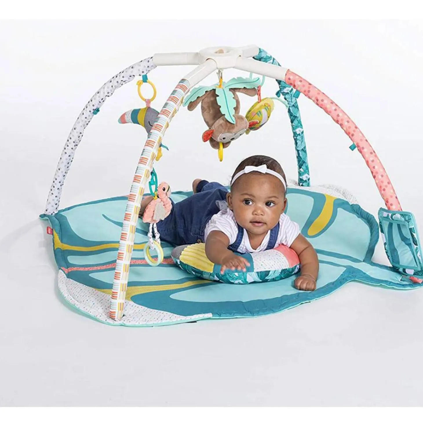 Infantino Tapis de jeu tropical Go Gaga Multicolore